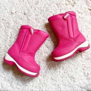 Lands' End Kids Pink Winter Boots Size 6M